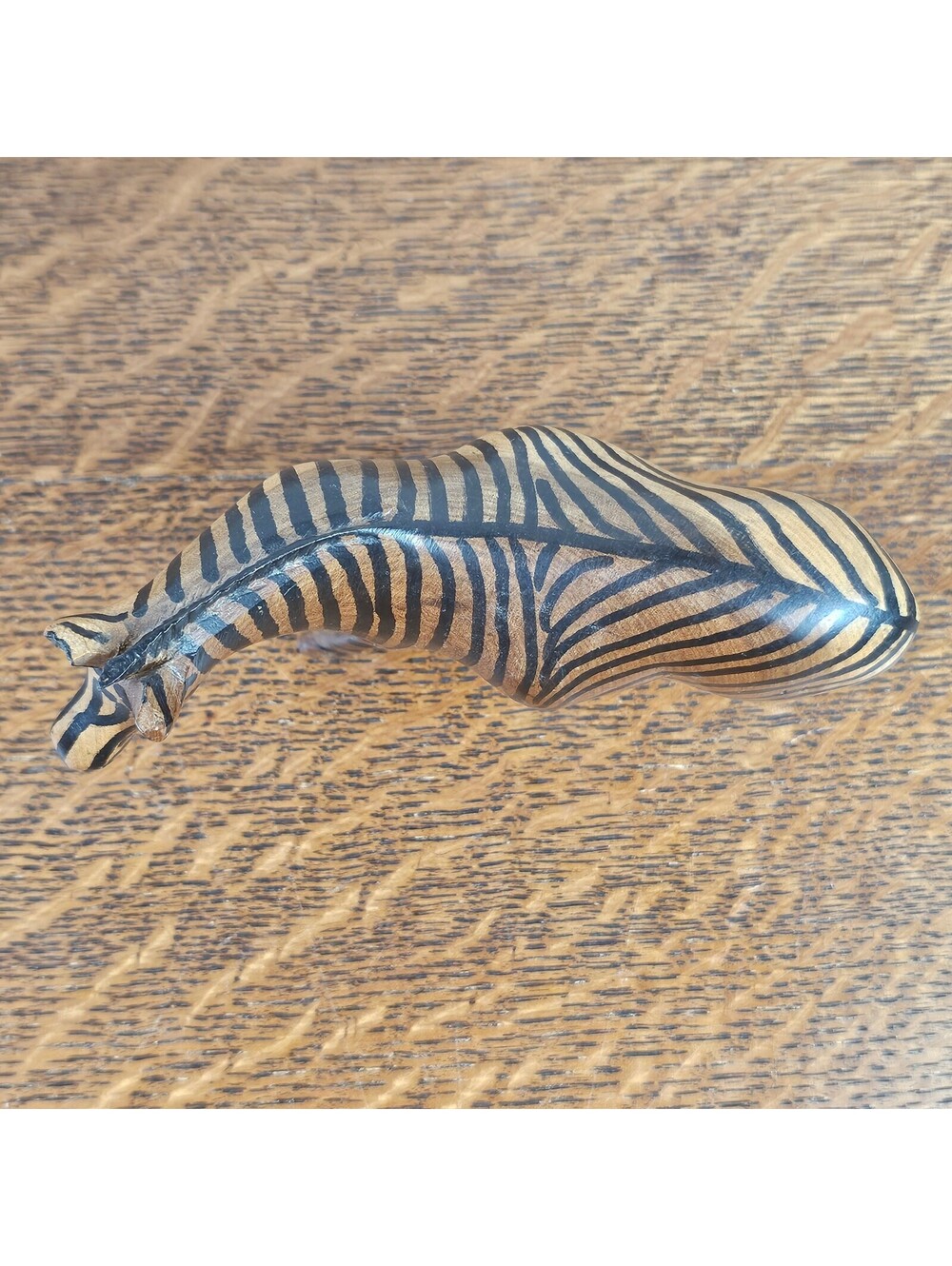 Vintage Hand Carved Wood Zebra & Gazelle Figurines African Safari Lot - Picture 12 of 15